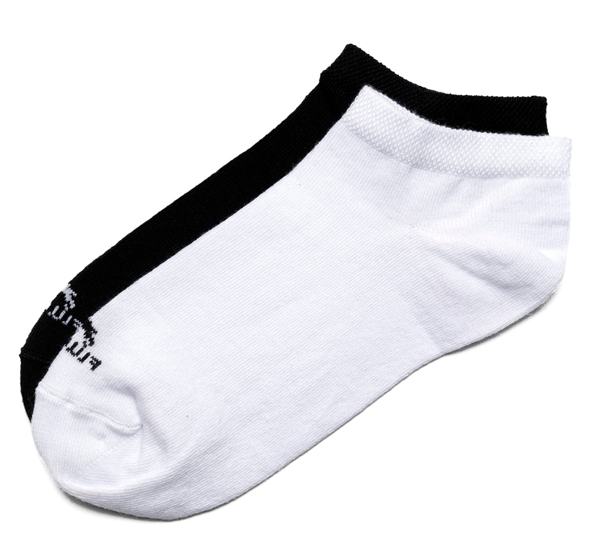 CA0007 CA0007 Sock Women Black-White 2p-0
