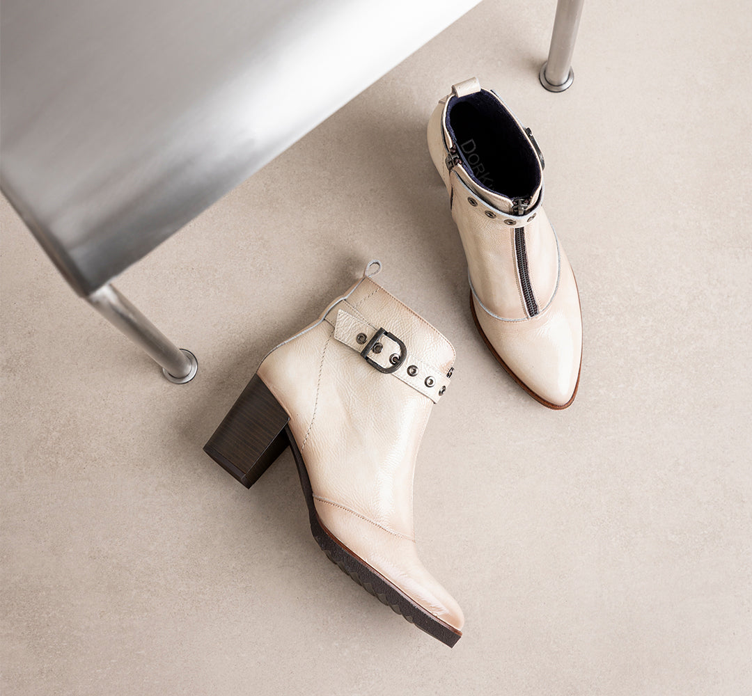 THAIS D8300 Weißer Stiefeletten