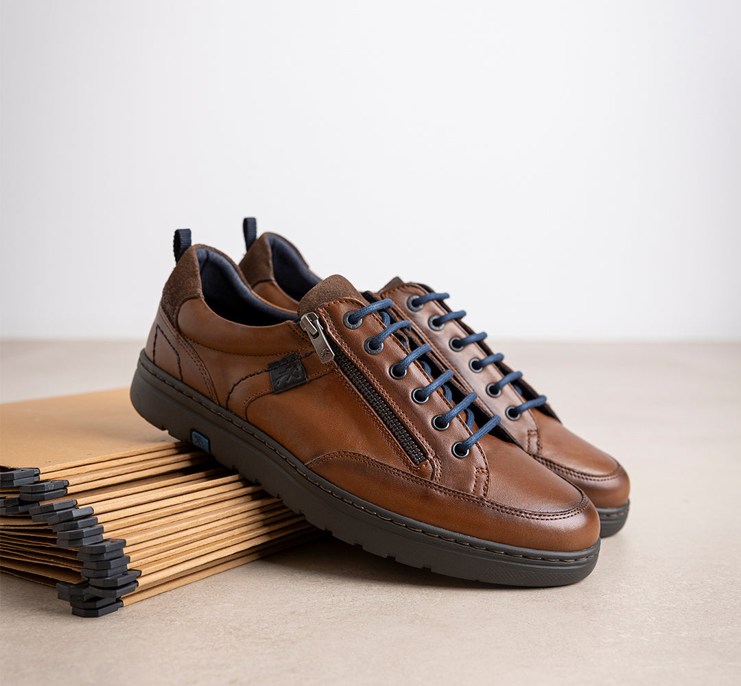 ATLAS F0298 Brown Sneakers