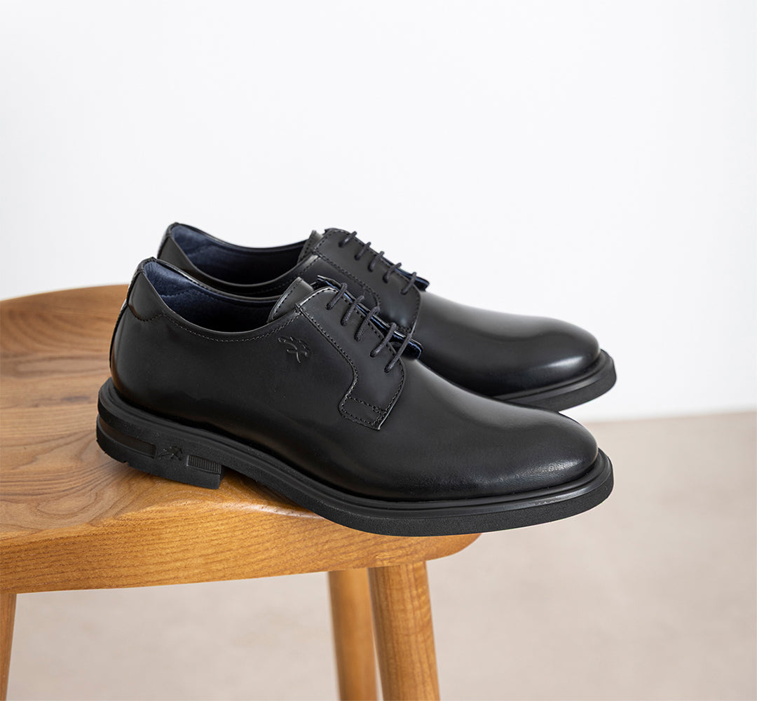 BELGAS F0631 Schwarze Schuh