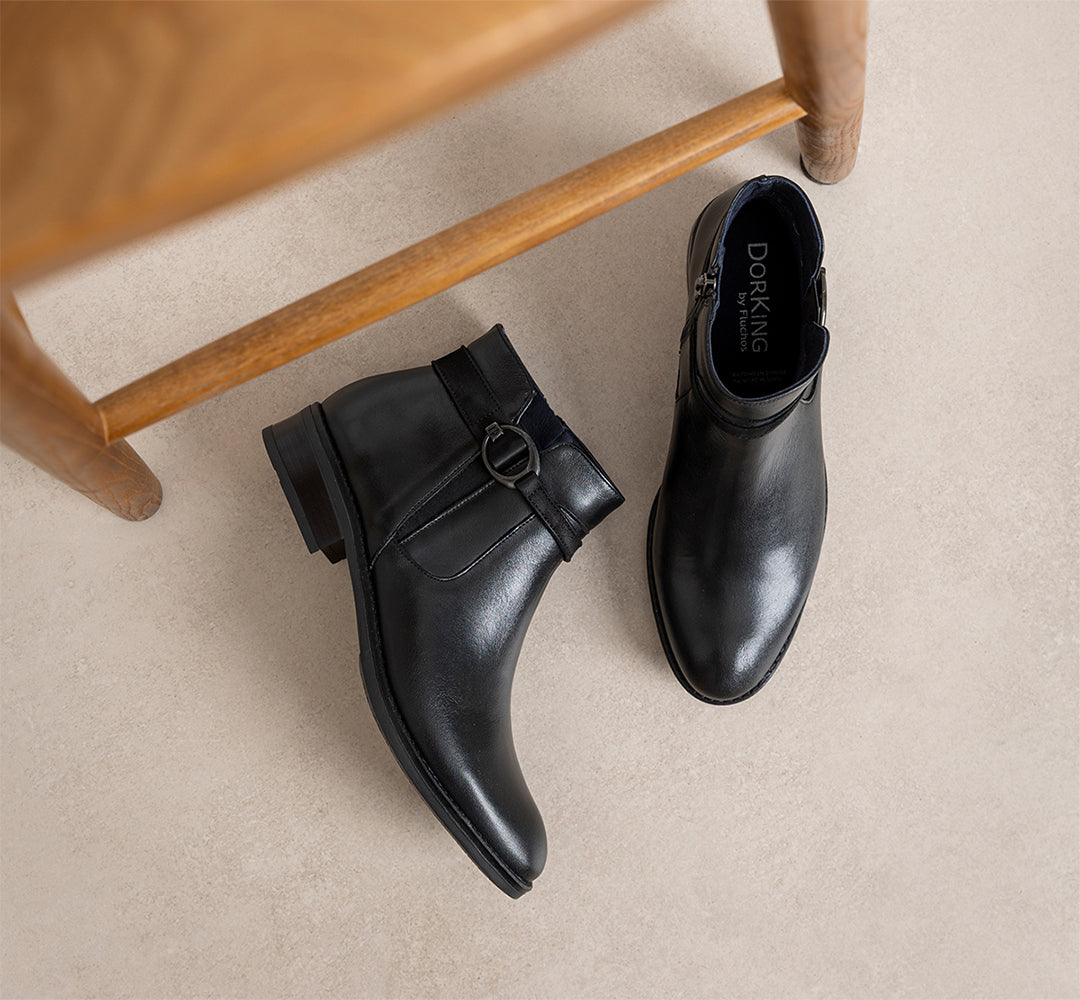 TIERRA D8003 Schwarze Stiefeletten