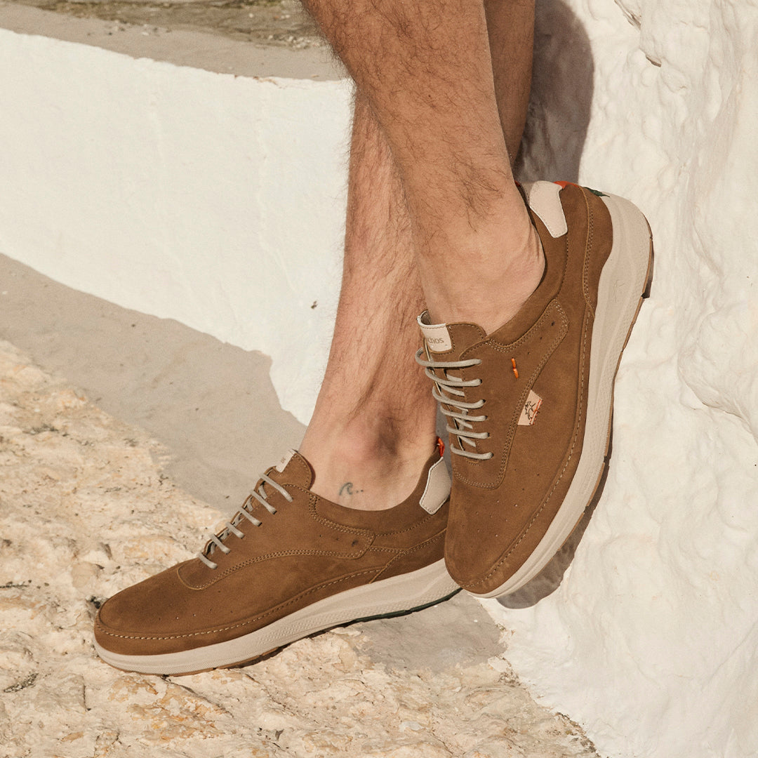 KADIR F2447 Taupe Turnschuhe