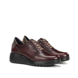 LIVE F2096 Burgunderfarbe Turnschuhe