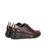 LIVE F2096 Burgunderfarbe Turnschuhe