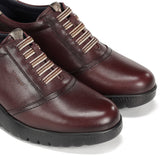LIVE F2096 Burgunderfarbe Turnschuhe