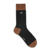 CA0009 Calcetin largo Black-Grey beig 2p-2