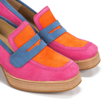 D9440CACCA CALF+CALF+CALF FUCSIA + ORANGE + BALI-5